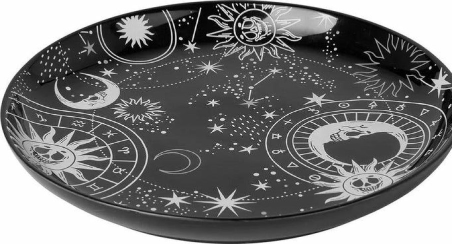 Homewares * | Brand New Killstar Gothic Homewares Stardust | Dinner Plate"