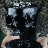 Homewares * | Flash Sale The Blackened Teeth Gothic Homewares Skull [Black] | Jewellery Holder