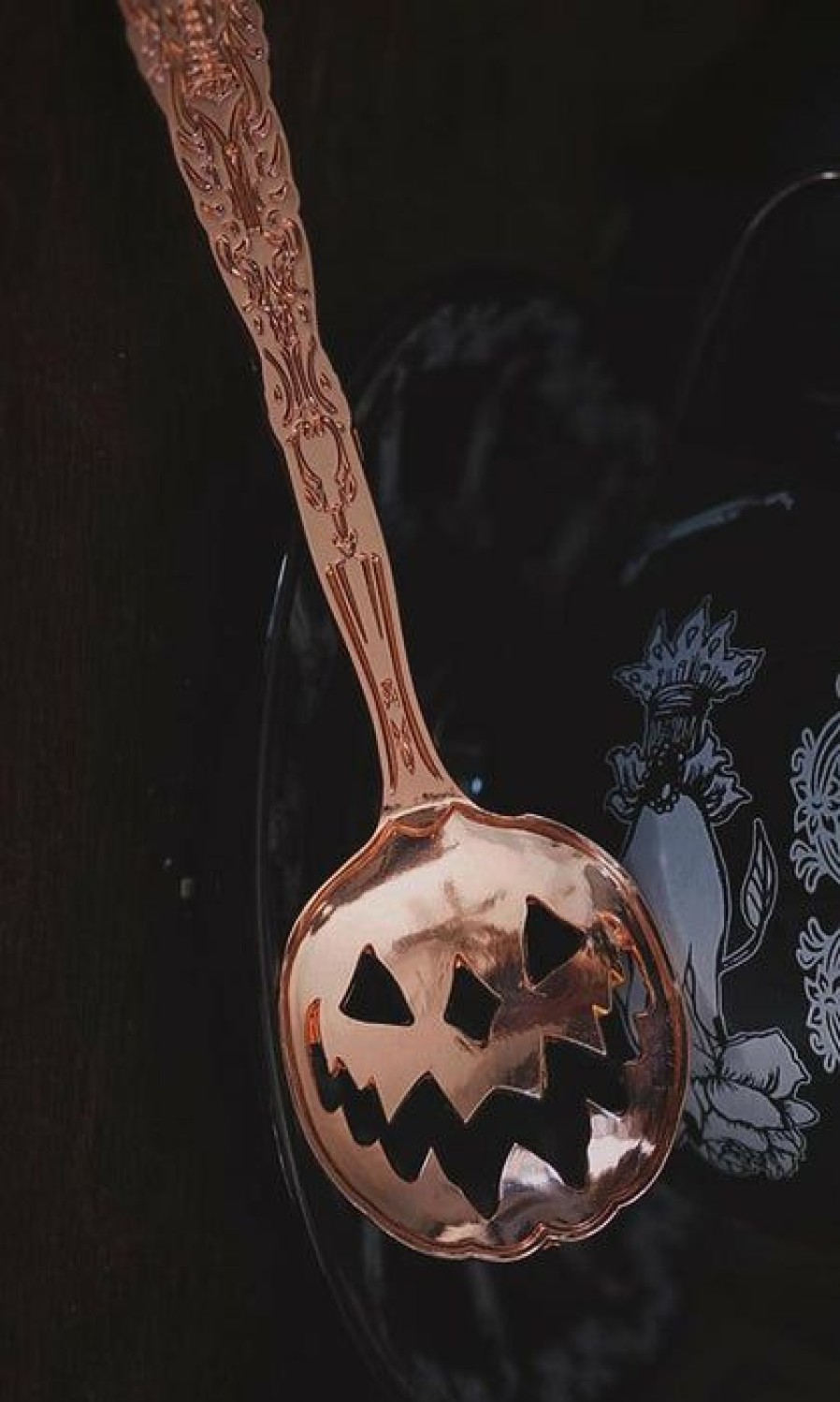 Homewares * | Brand New Lively Ghosts Gothic Homewares Haunted Hallows [Rose Gold] | Tea Spoon