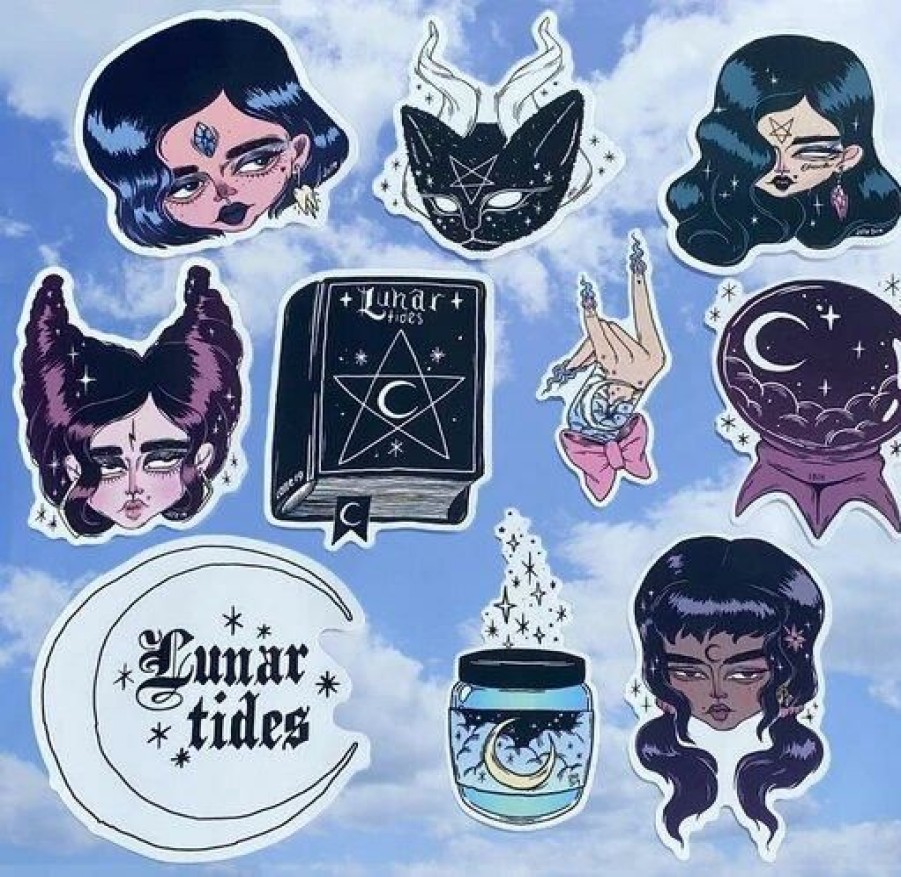 Hair * | Outlet Lunar Tides Lunar Tides Witch Gang | Sticker Pack