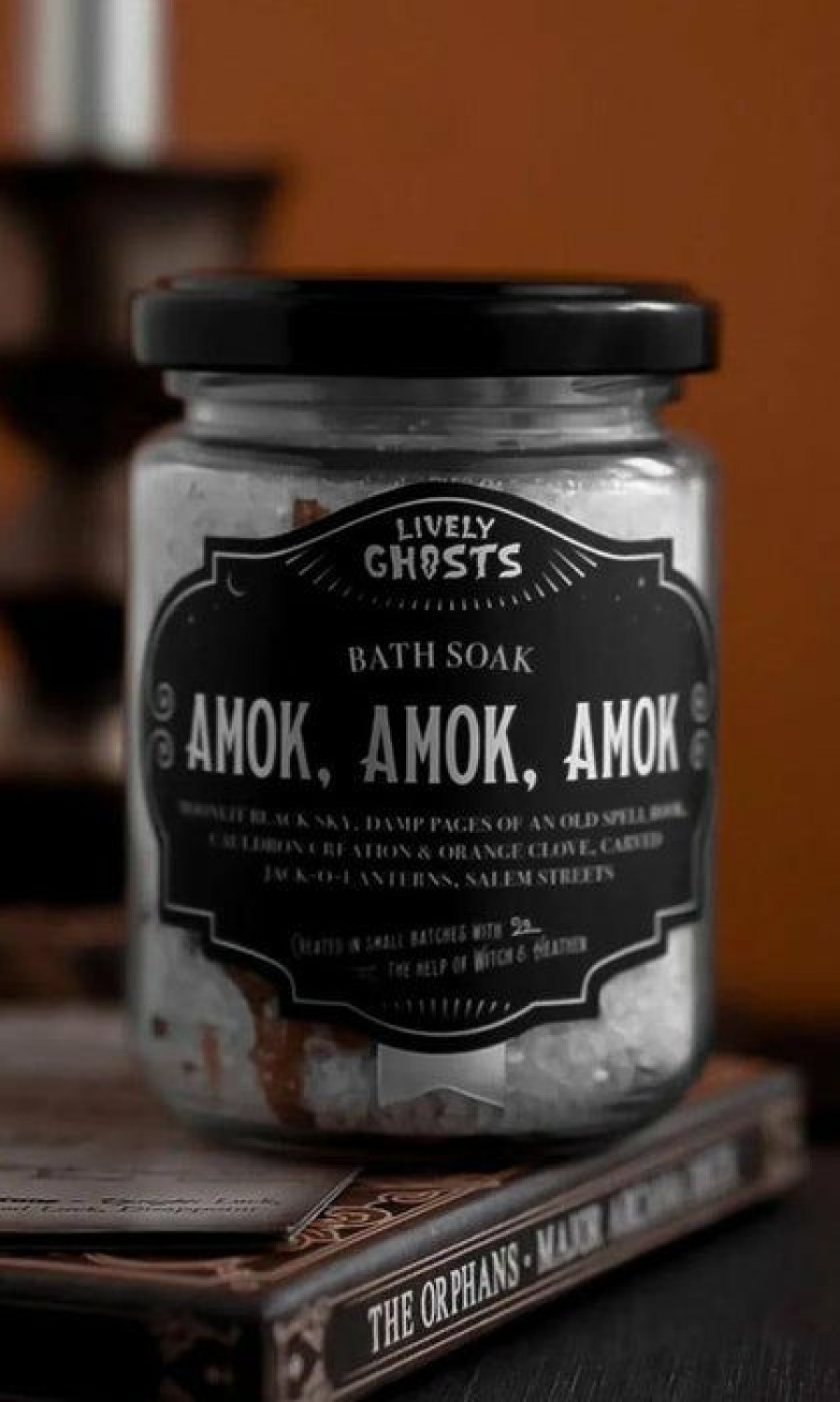 Homewares * | Best Deal Lively Ghosts Gothic Homewares +Amok, Amok, Amok | Bath Soak [Missing Label]**