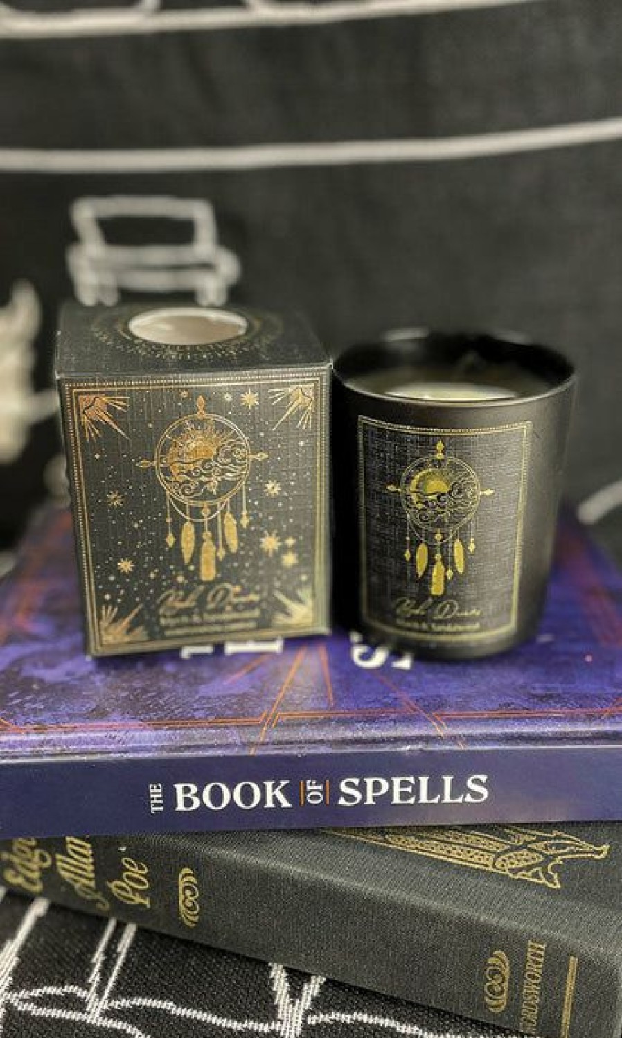 Homewares * | Best Deal Gothic Gifts Gothic Homewares Esoteric Manifestation [Myrrh & Sandalwood] | Candle