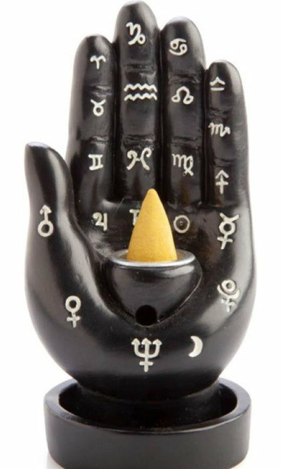 Homewares * | Hot Sale Homewares Gothic Homewares Hamsa Hand | Backflow Incense Burner