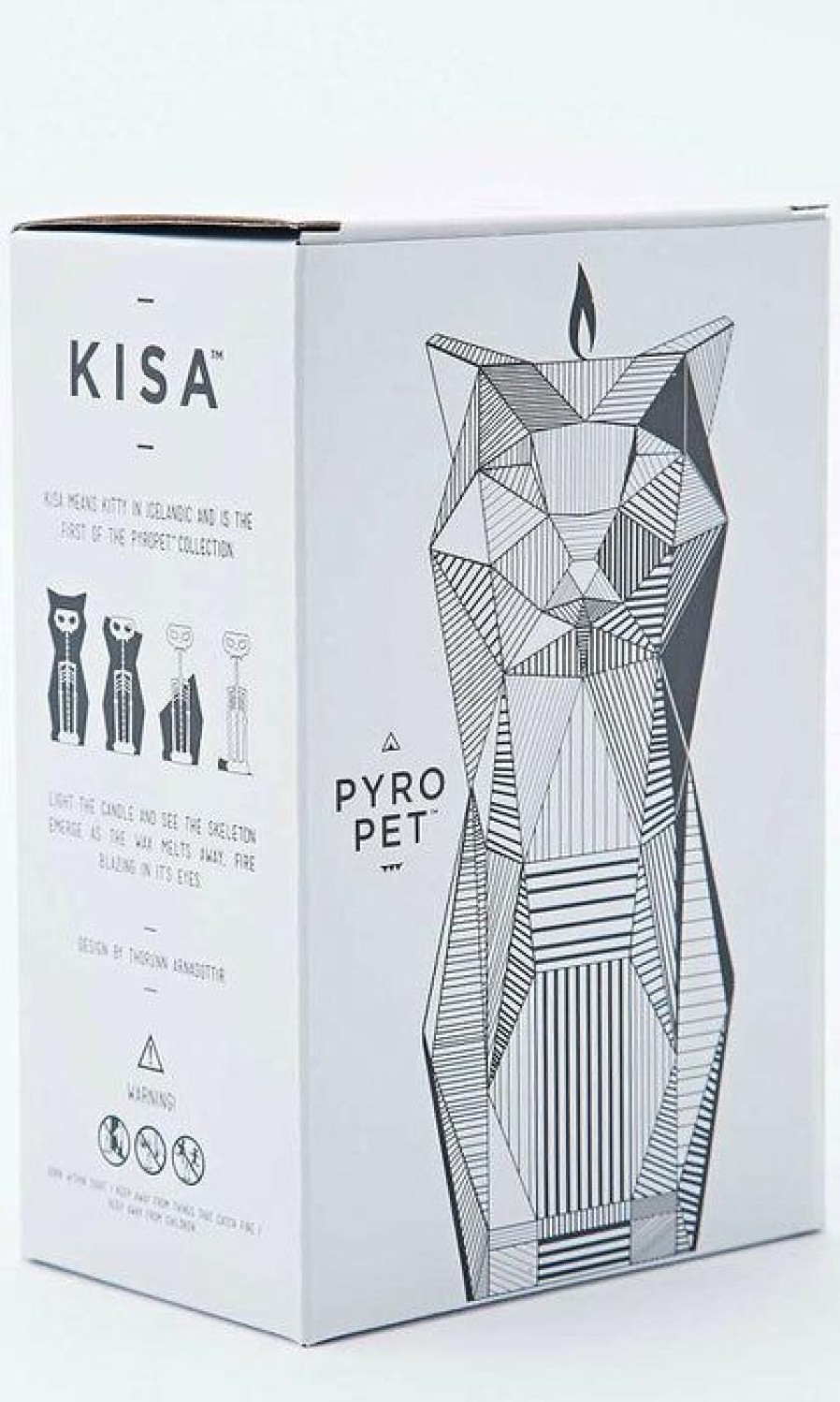 Styles * | Deals Pyropet Cats Kisa [Black] | Candle