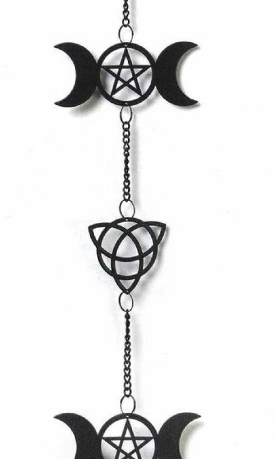 Homewares * | Best Reviews Of Alchemy Gothic Gothic Homewares Triple Moon | Hanging Decoration