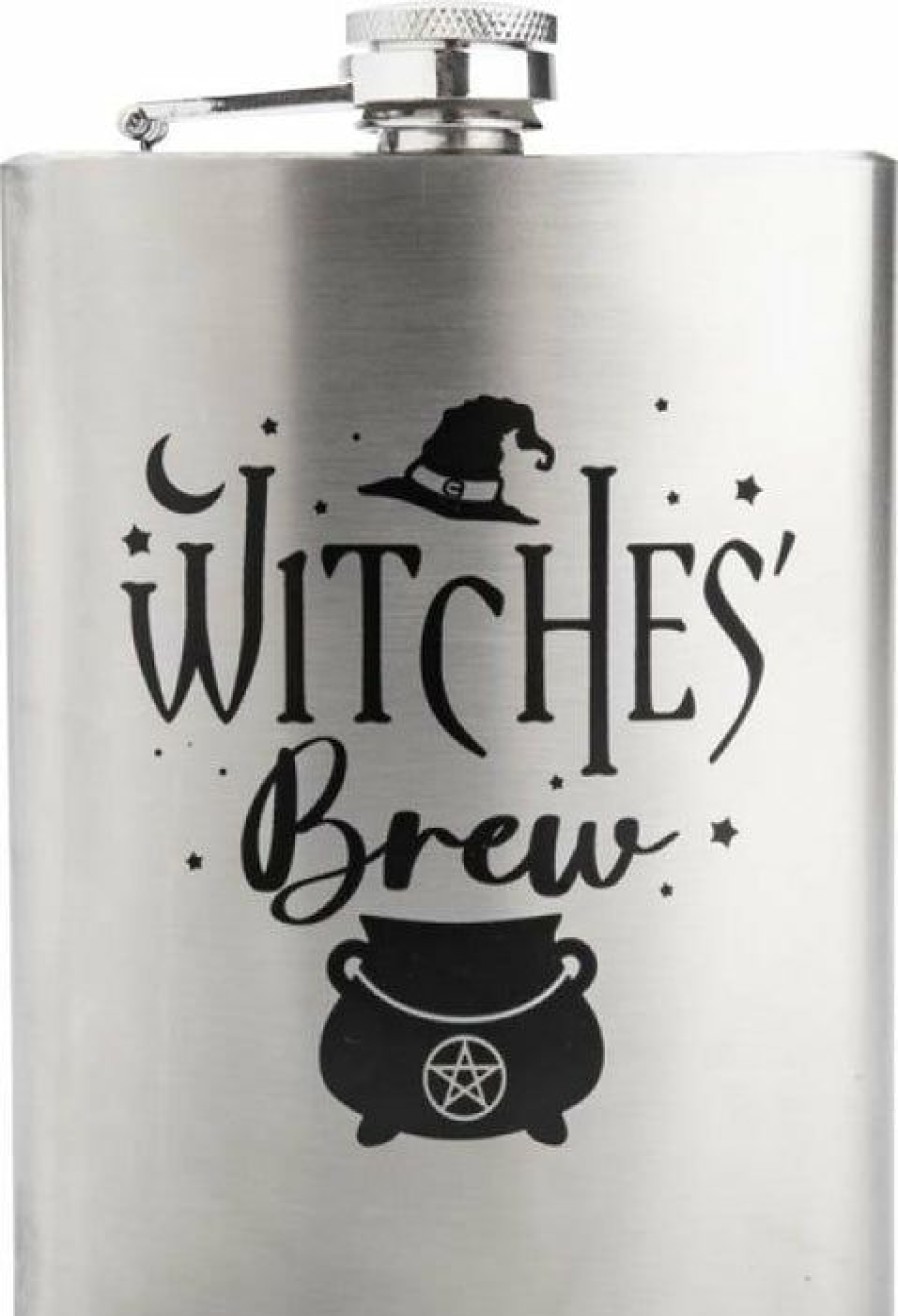 Homewares * | Budget Homewares Gothic Homewares Witches' Brew Metal | Flask