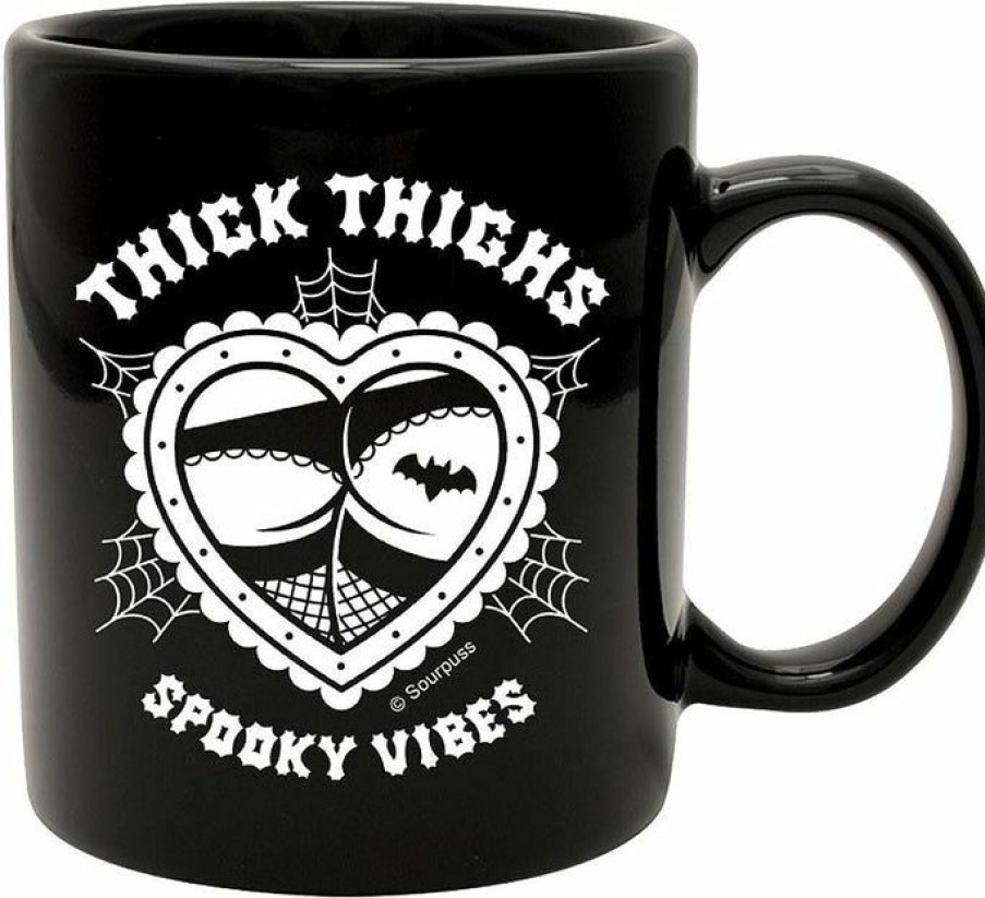 Styles * | Coupon Sourpuss Bats Spooky Vibes | Mug