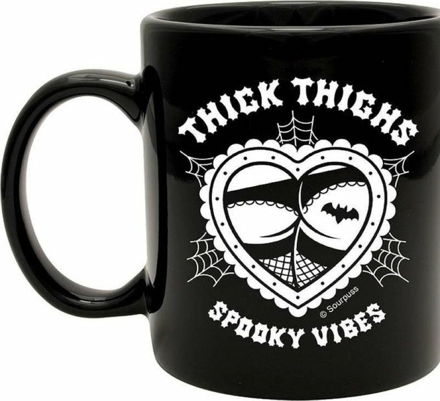 Styles * | Coupon Sourpuss Bats Spooky Vibes | Mug