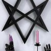 Homewares * | Budget Killstar Gothic Homewares Hexagram | Shelf'