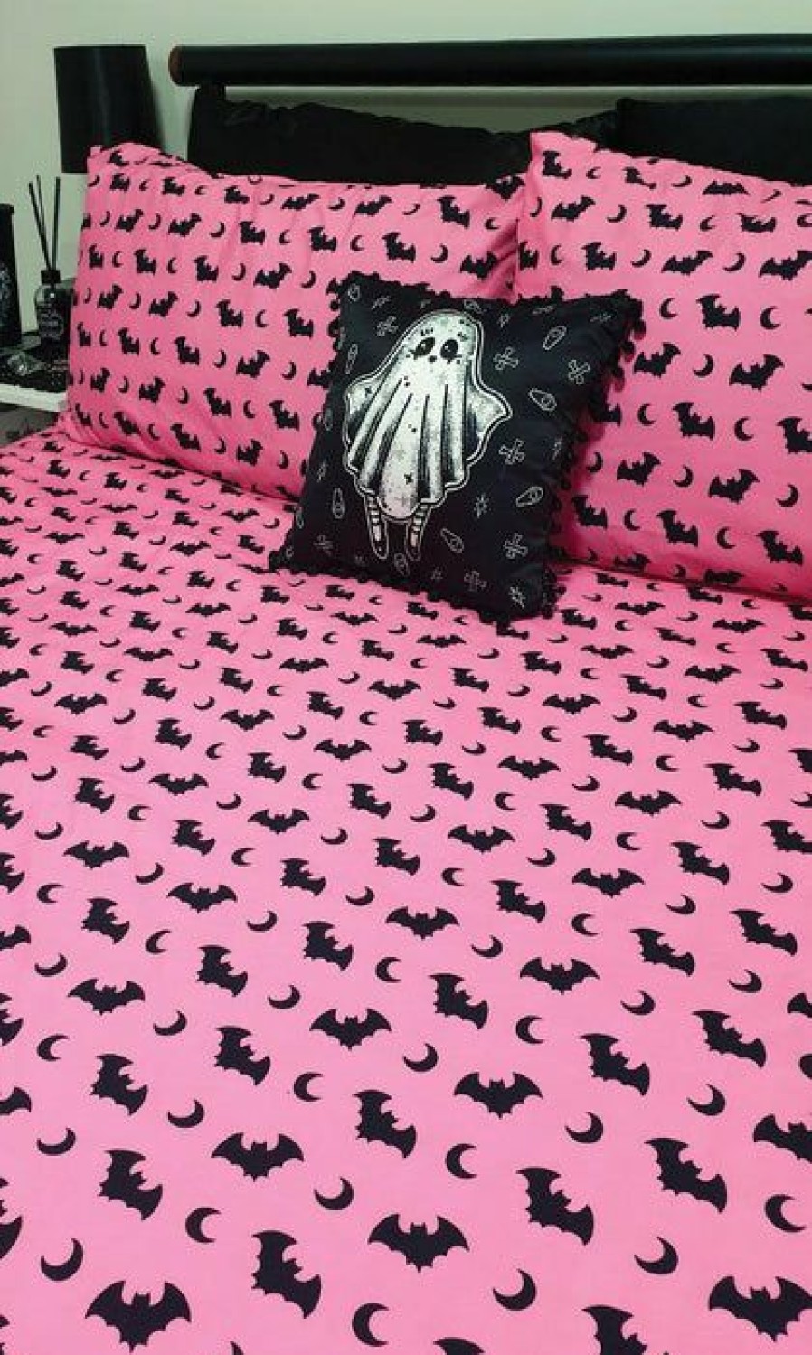 Styles * | Best Sale Hells Blankets Bats Sweet Darkness | King Quilt Set