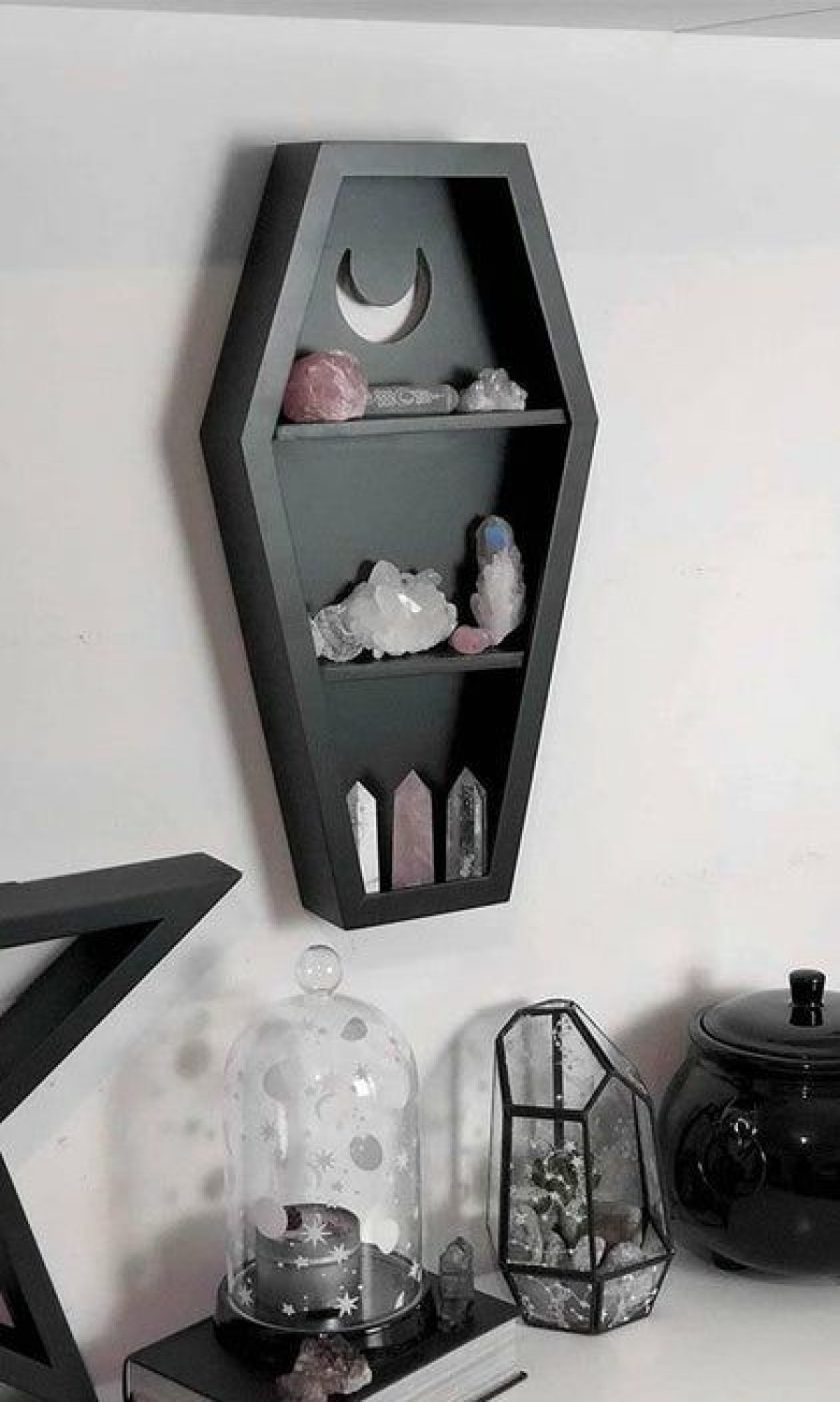 Homewares * | New Killstar Gothic Homewares Coffin | Shelf*