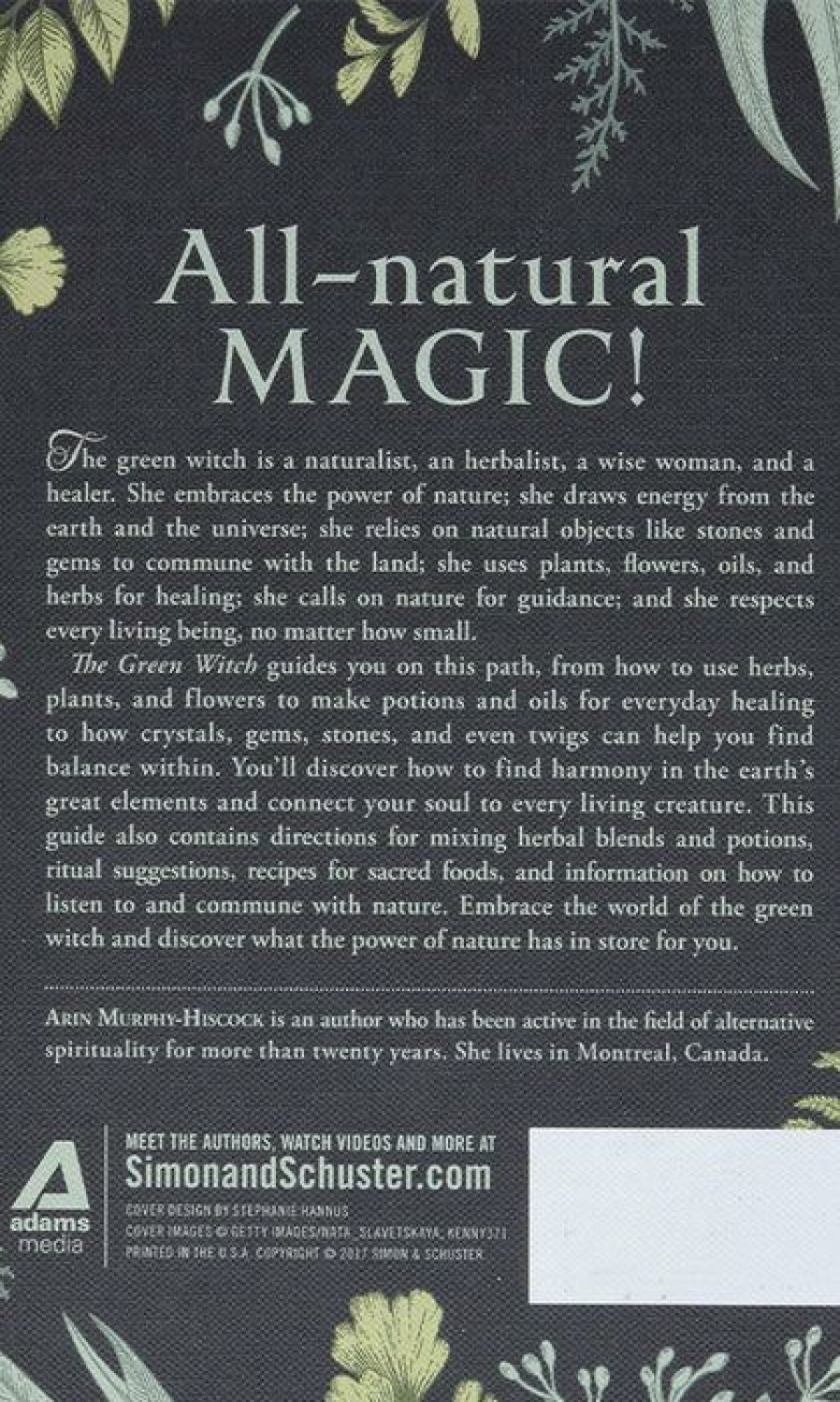 Styles * | Best Pirce Miscellaneous Witchcraft The Green Witch | Book