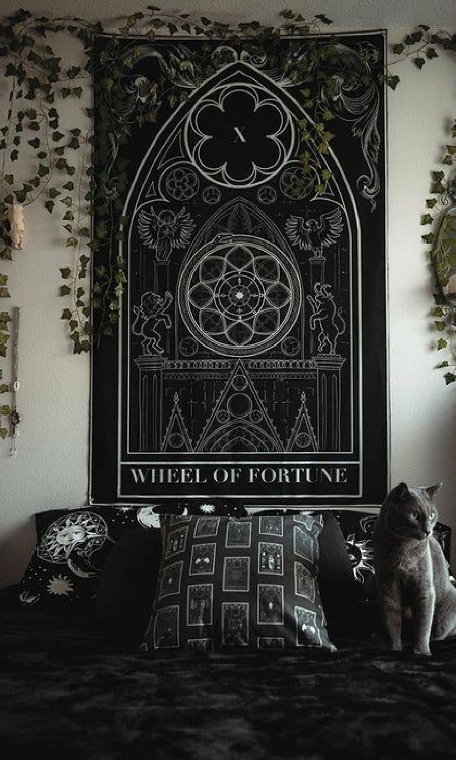 Homewares * | Outlet The Pretty Cult Gothic Homewares Wheel Of Fortune | Tapestry