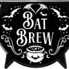 Styles * | Cheap Alchemy Gothic Bats Bat Brew | Cauldron Coaster