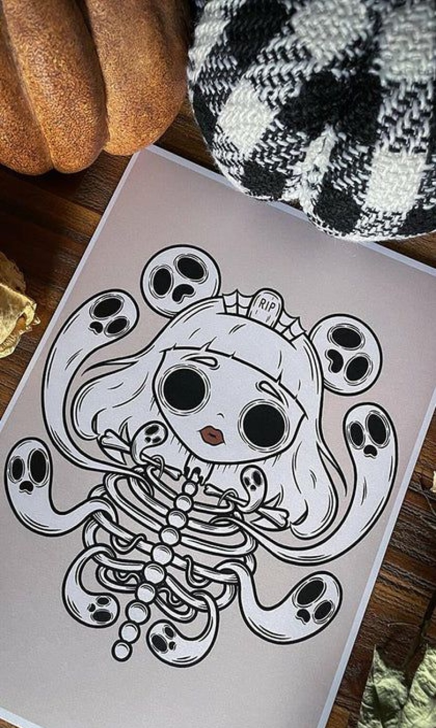 Accessories * | Discount Pvmpkin Art All Haunted Ghoul | Print