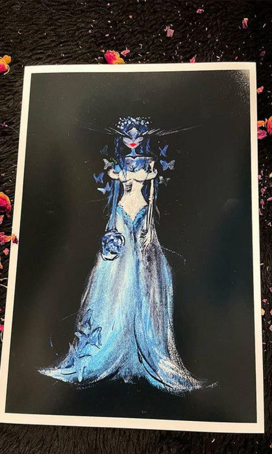 Pop Culture * | Top 10 Selin Ala Art Corpse Bride Emily [Burton Beauties] | Art Print