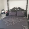 Homewares * | Best Sale Hells Blankets Gothic Homewares Web Of Nightmares | King Quilt Set