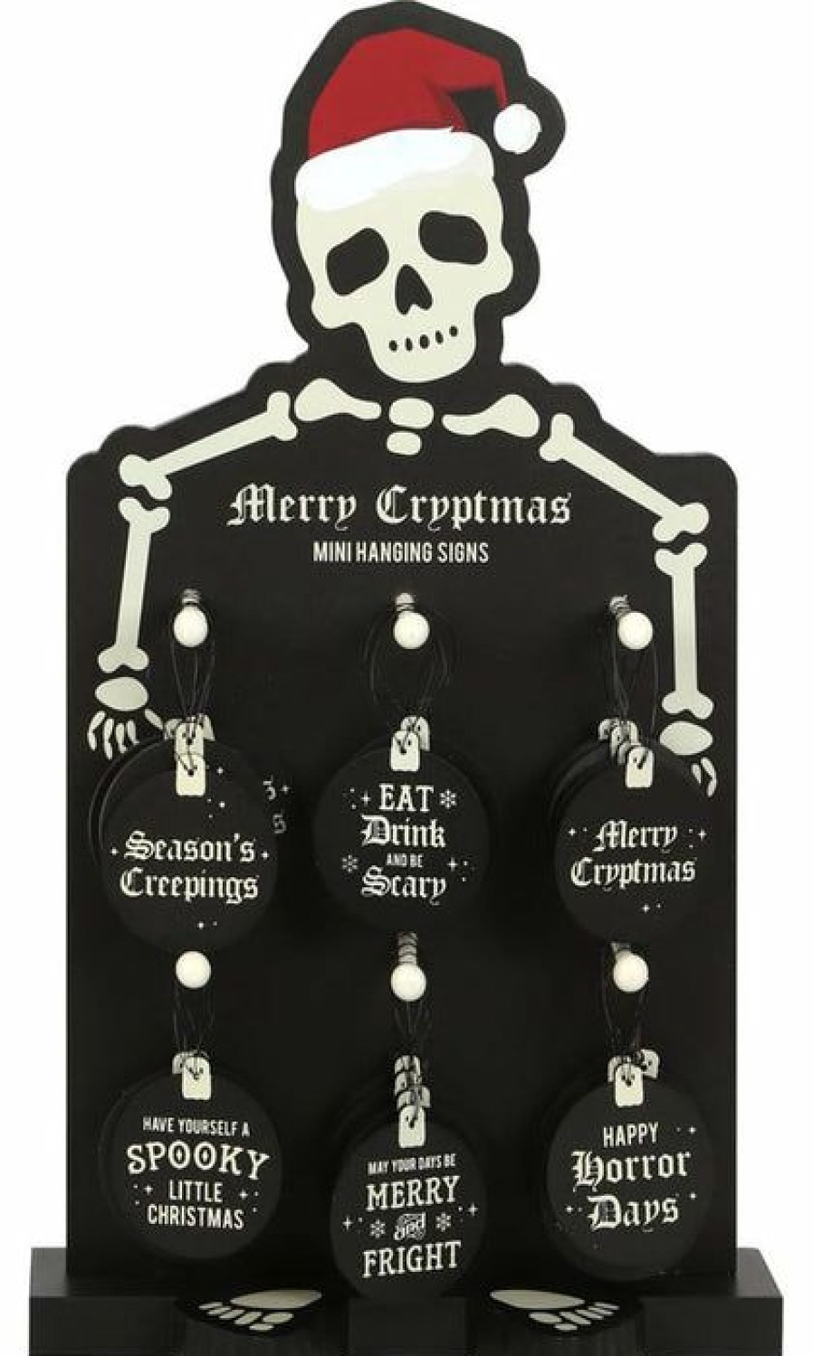 Pop Culture * | Discount Gothic Gifts The Nightmare Before Christmas Merry Cryptmas Mini | Hanging Sign*