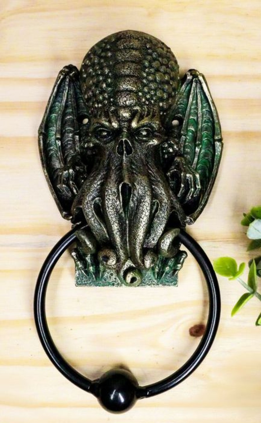 Homewares * | Best Sale Gothic Gifts Gothic Homewares Cthulhu | Door Knocker`