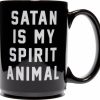 Homewares * | Budget Blackcraft Gothic Homewares Satan Is My Spirit | Animal Mug*