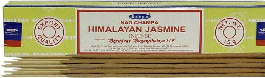 Homewares * | Best Sale Satya Incense Gothic Homewares Himalayan Jasmine | Incense Sticks`