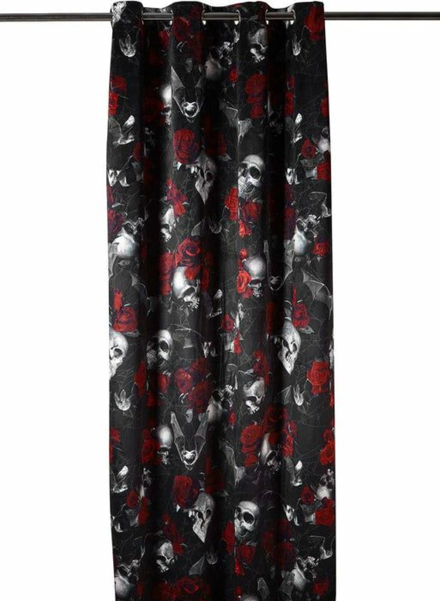 Styles * | Cheapest Killstar Bats Haunted Garden | Curtain