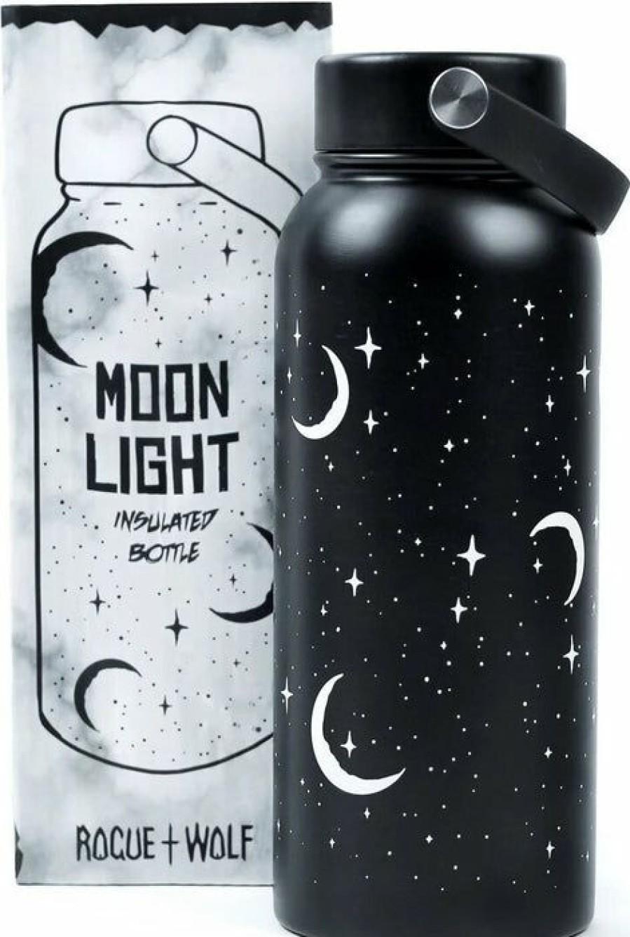 Pop Culture * | Promo Rogue And Wolf The Nightmare Before Christmas Moonlight [900Ml] | Insulated Bottle"