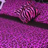 Accessories * | New Hells Blankets All Candy Leopard | Queen Quilt Set