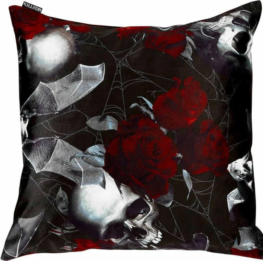 Styles * | Wholesale Killstar Bats Haunted Garden | Cushion Cover