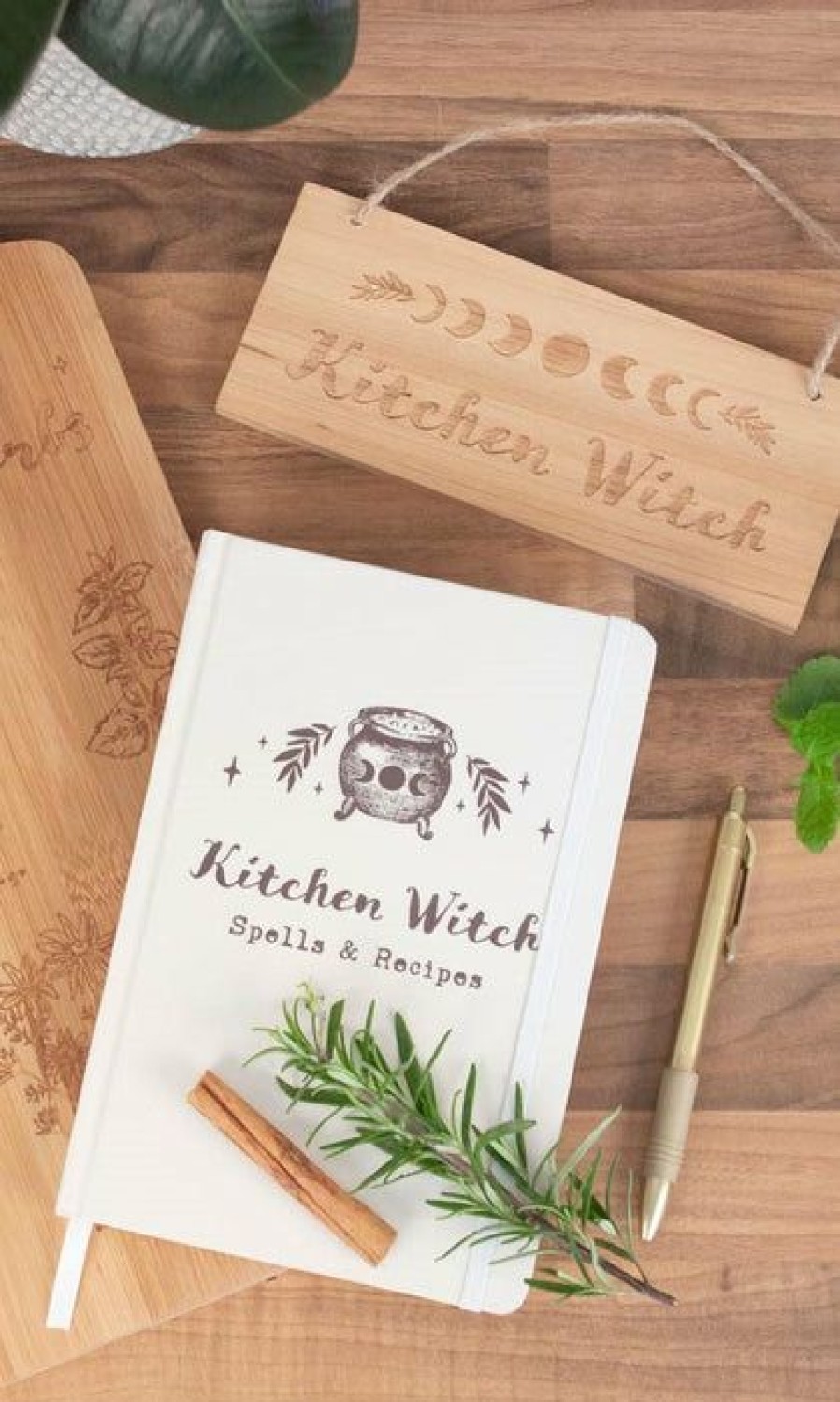 Styles * | Wholesale Gothic Gifts Witchcraft Kitchen Witch | A5 Notebook