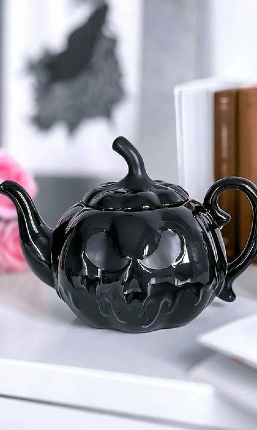 Styles * | Promo Killstar Halloween Jack O'Lantern | Teapot"