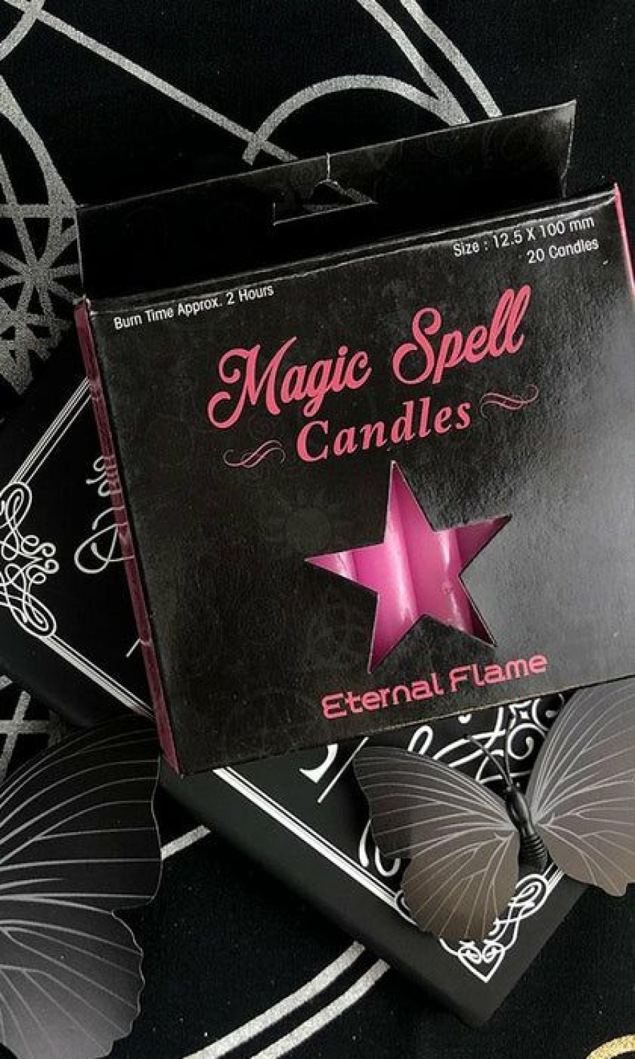 Homewares * | Promo Magic Spell Candles Gothic Homewares Eternal Flame [Pink] | Spell Candle