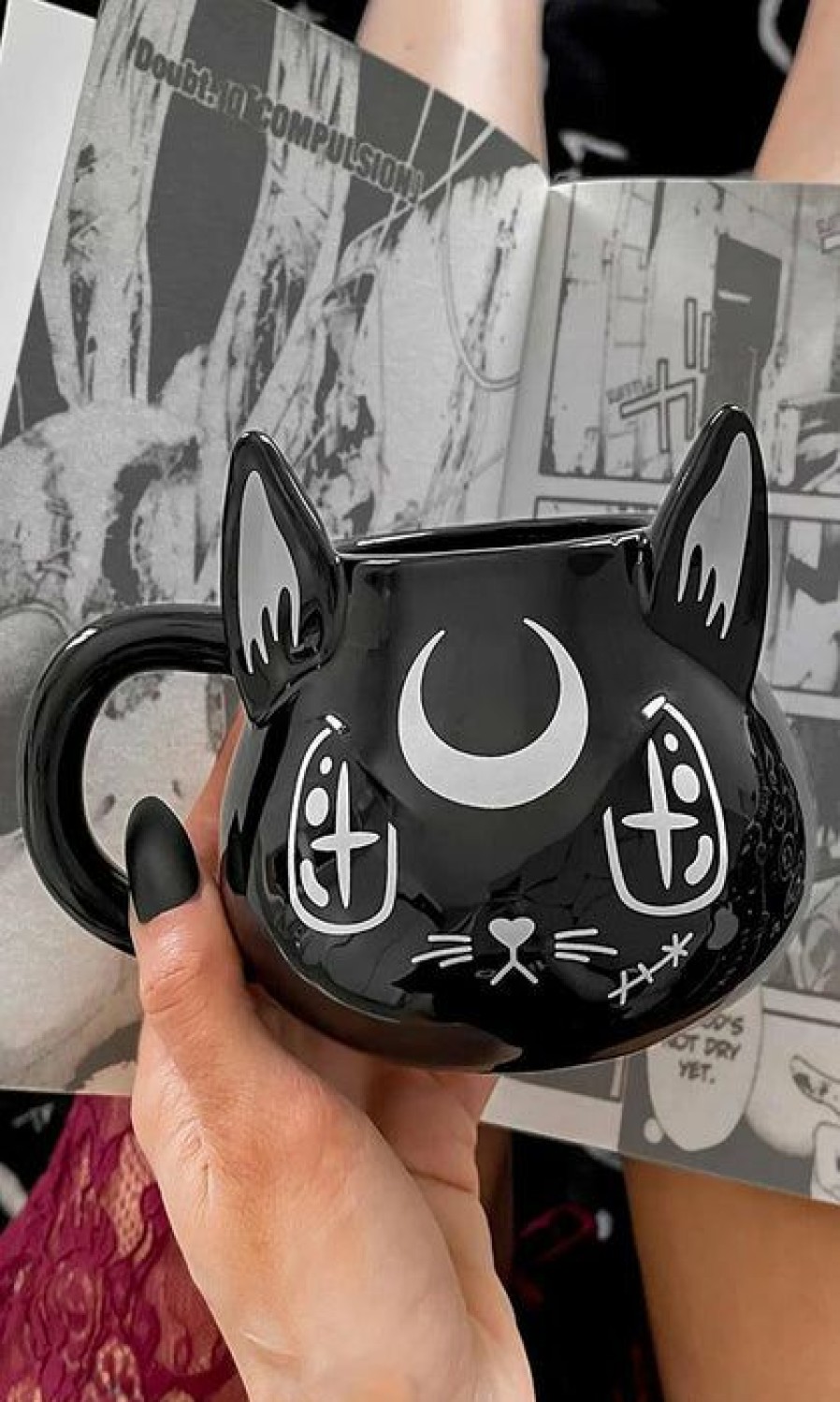 Homewares * | Best Reviews Of Killstar Gothic Homewares Evil Bunny | Mug*