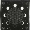 Homewares * | Top 10 Gothic Gifts Gothic Homewares Moon Phase | Altar Cloth