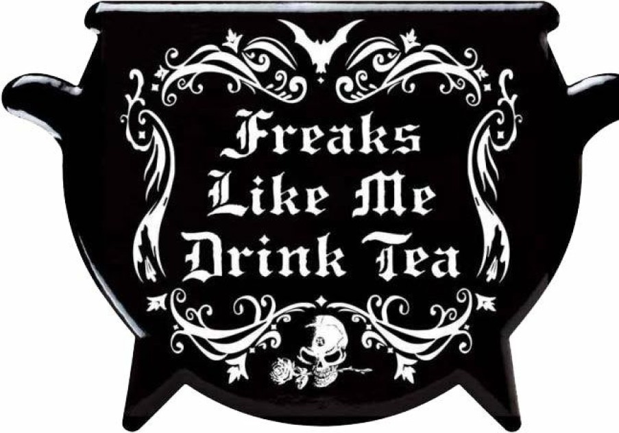 Accessories * | Buy Alchemy Gothic All Freaks Like Me | Cauldron Coaster`