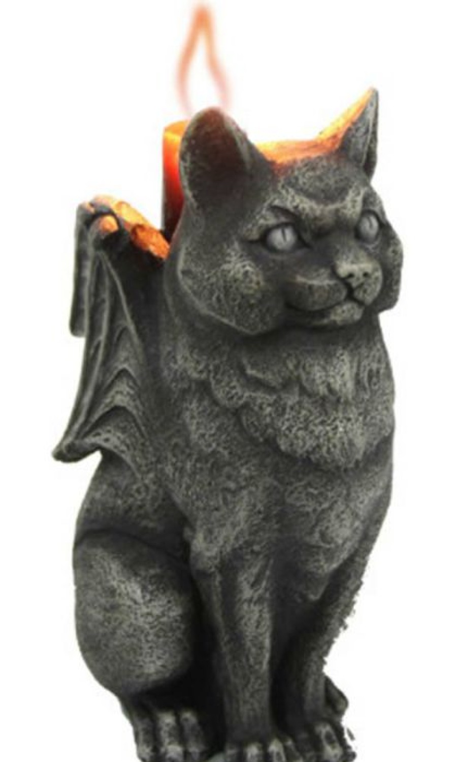 Styles * | Brand New Gothic Gifts Cats Cat Gargoyle | Candle Holder