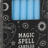 Homewares * | Best Deal Magic Spell Candles Gothic Homewares Light Blue Peace Spell | Candles [Pack Of 12]