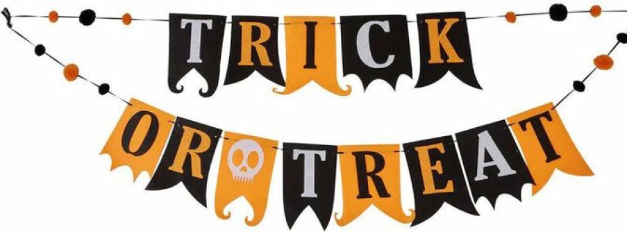 Styles * | Buy Killstar Halloween Trick Or Treat | Hanging Banner