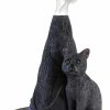 Styles * | Promo Gothic Gifts Cats Witch Hat With Cat | Incense Cone Holder