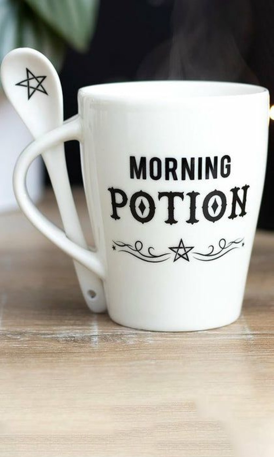 Styles * | Deals Gothic Gifts Witchcraft Morning Potion | Mug & Spoon Set