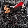 Homewares * | Top 10 Killstar Gothic Homewares Devil Details | Blanket"