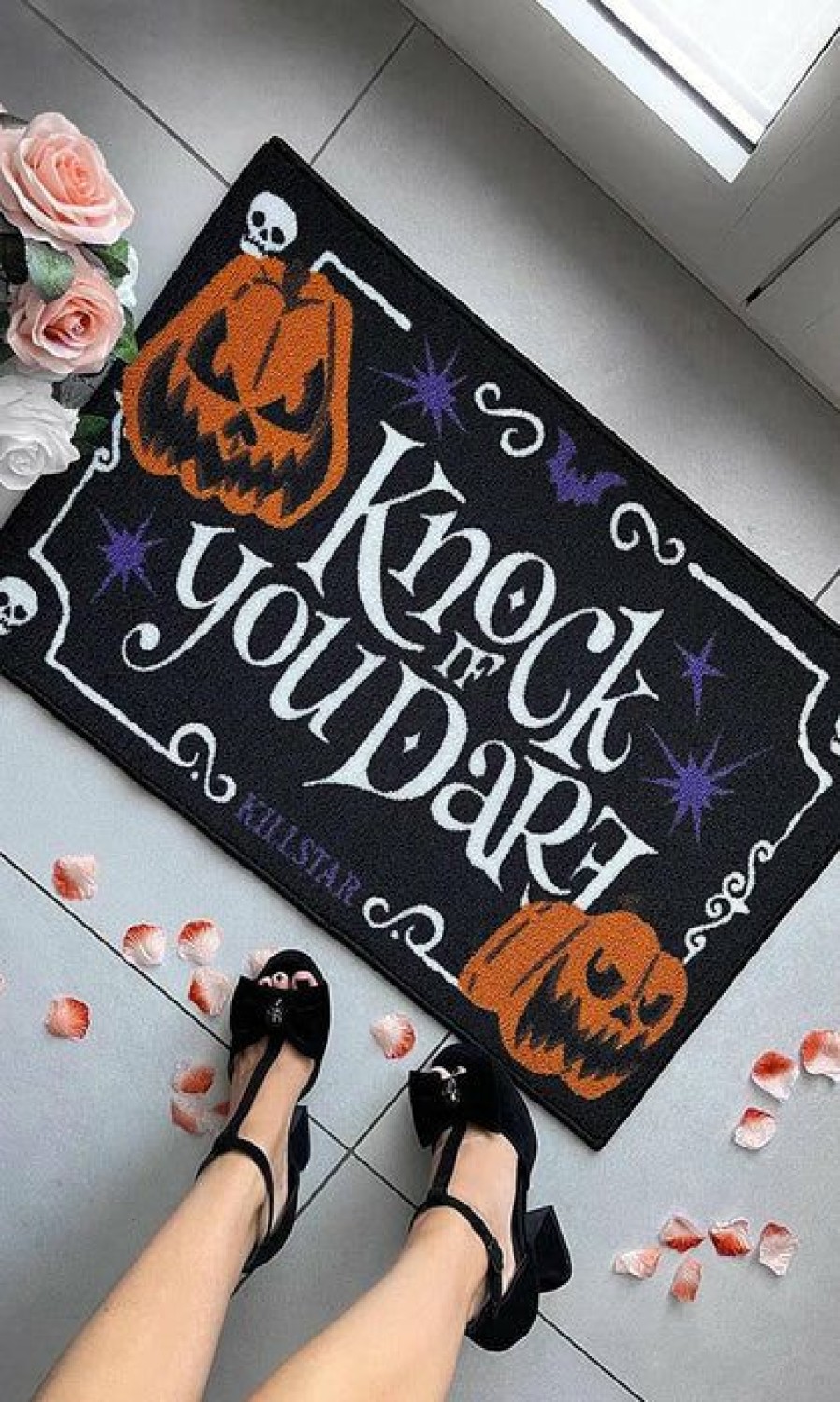 Styles * | Coupon Killstar Halloween Knock If You Dare | Doormat"