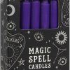 Homewares * | Best Pirce Magic Spell Candles Gothic Homewares Purple Prosperity Spell | Candles [Pack Of 12]