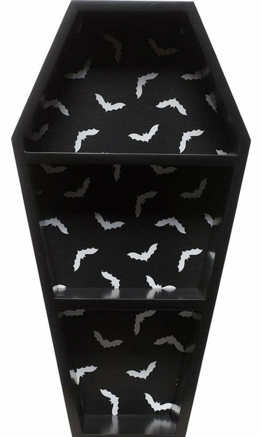 Styles * | Deals Sourpuss Bats Bat Print Coffin | Shelf