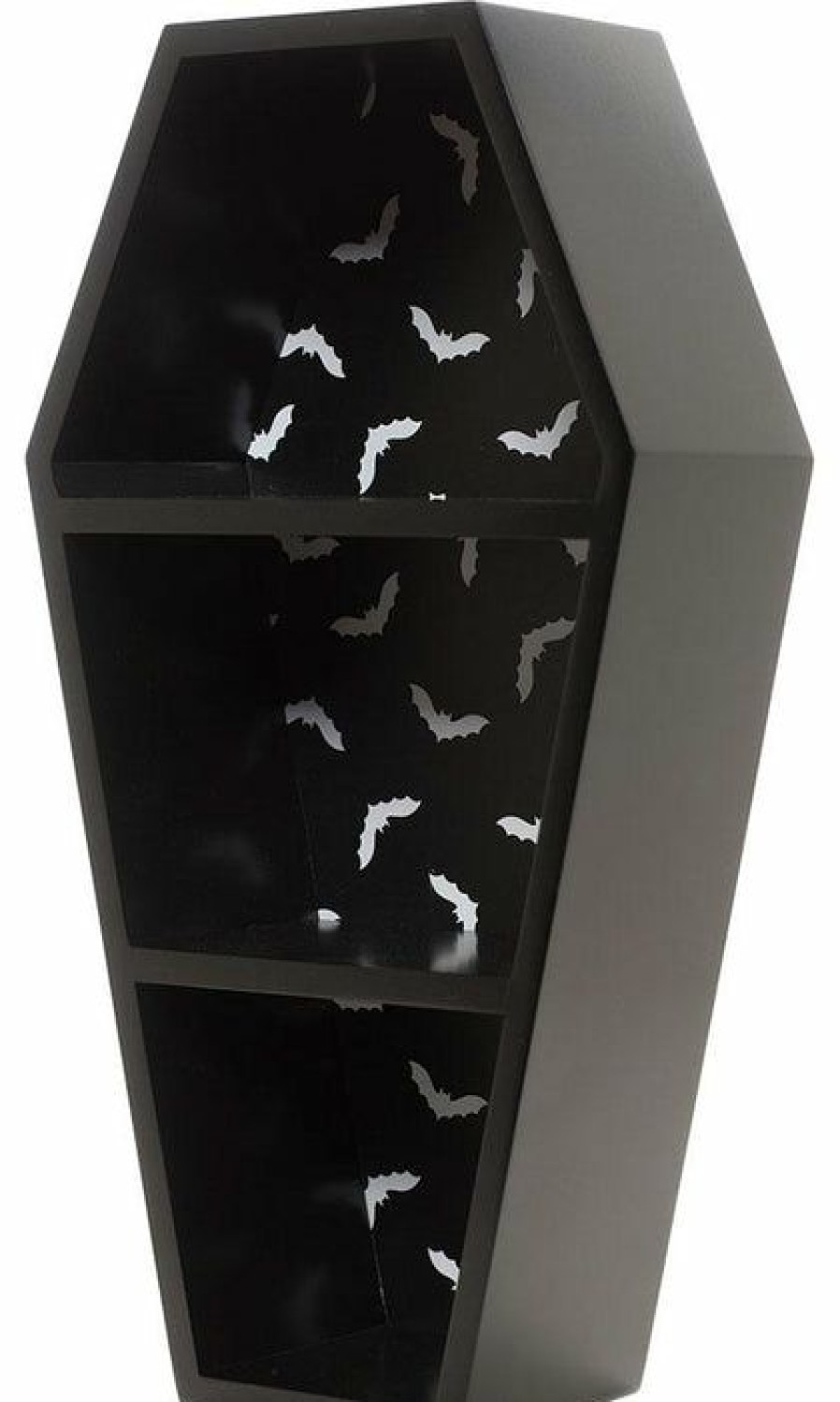 Styles * | Deals Sourpuss Bats Bat Print Coffin | Shelf