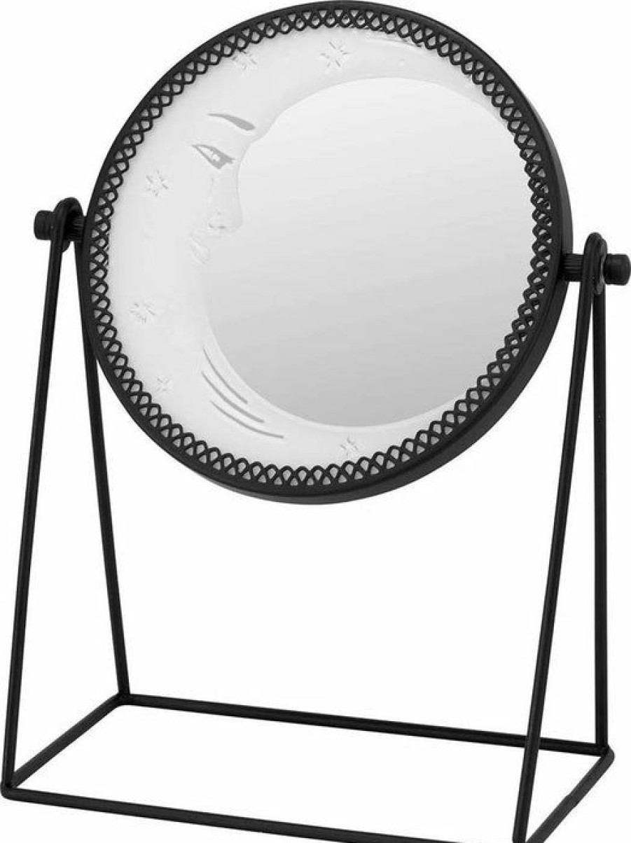 Homewares * | Budget Killstar Gothic Homewares Astral Body | Round Desk Mirror"