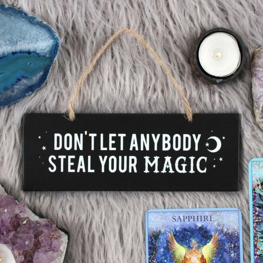 Homewares * | Promo Gothic Gifts Gothic Homewares Don'T Let Anybody Steal Your Magic | Wall Sign