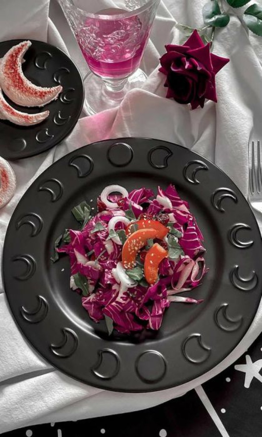 Homewares * | Best Reviews Of Killstar Gothic Homewares Phases | Dinner Plate"