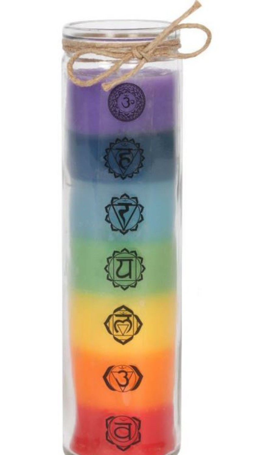 Homewares * | Top 10 Gothic Gifts Gothic Homewares Tall Chakra | Candle