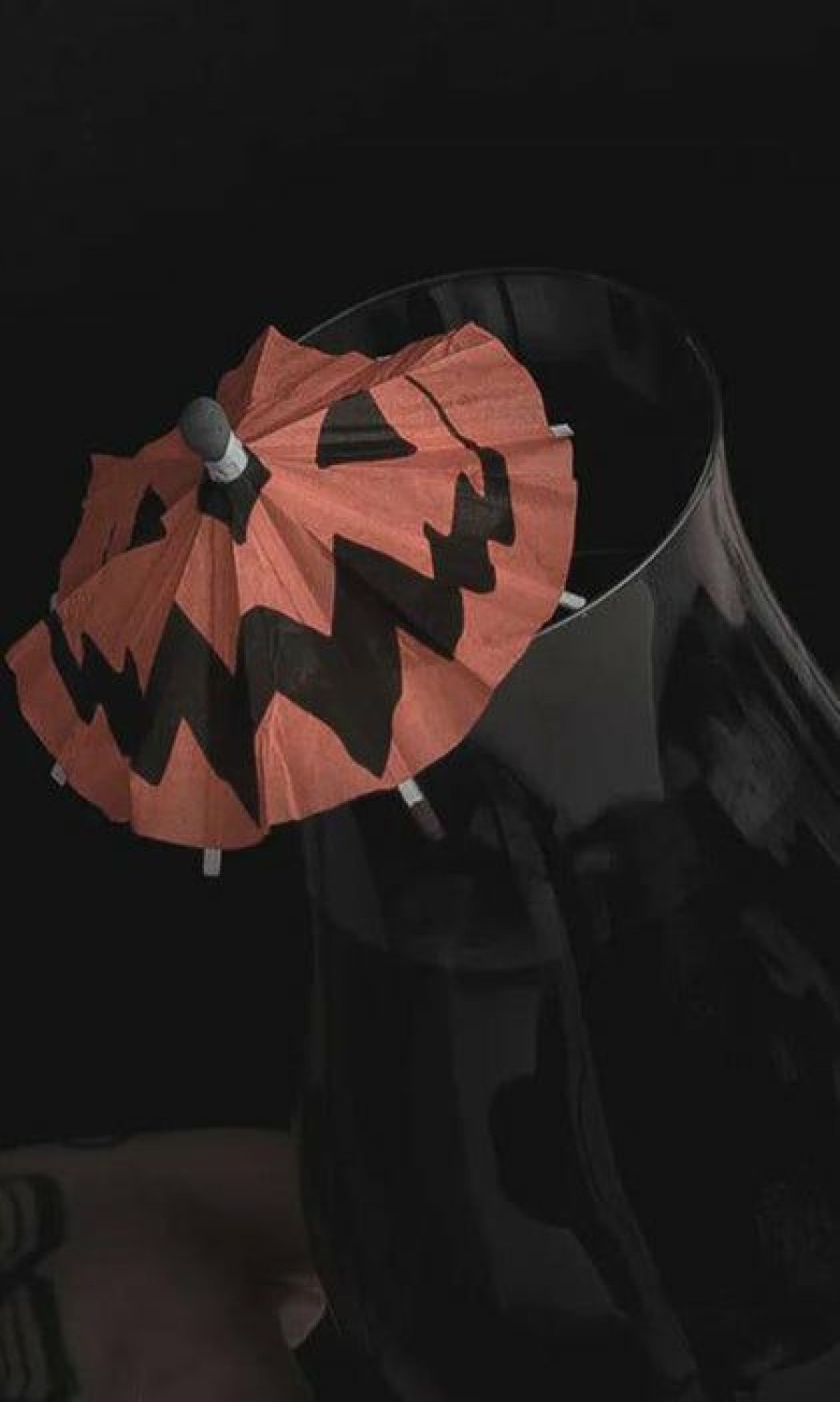 Styles * | Discount Lively Ghosts Halloween Haunted Spirits Pumpkin | Cocktail Umbrella [15 Pack]